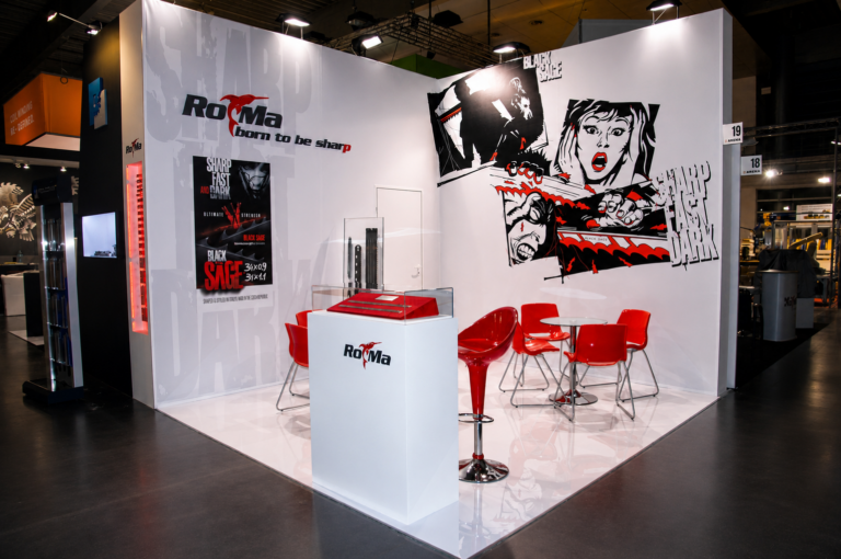 Nagrodzone stoisko targowe RoMa – projekt PAB, Acanthus Aureus Międzynarodowe Targi Poznańskie